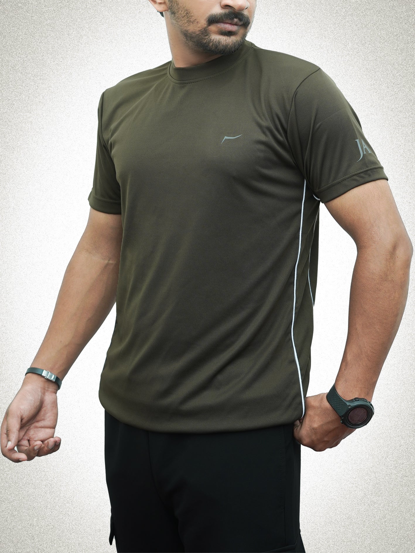 Micro Stretch Quick Dry Piping T-Shirt