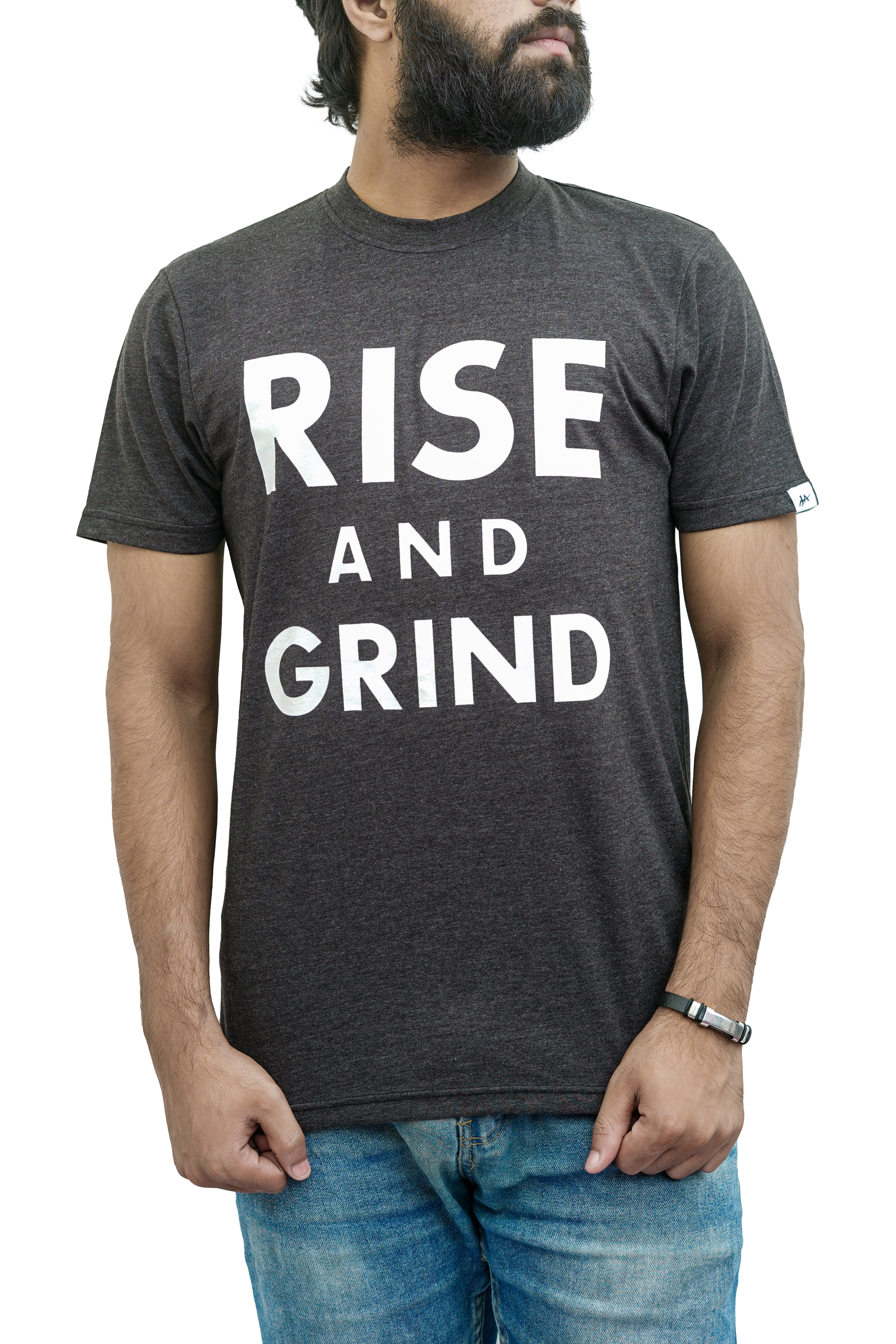Rise & Grind Grey Tee