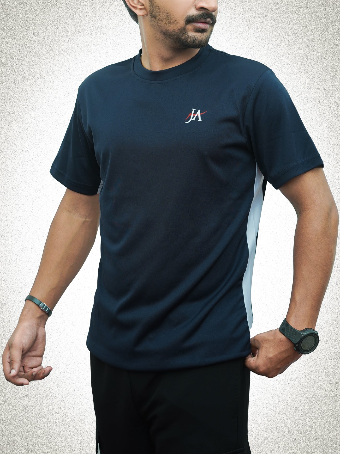 Micro Stretch Quick Dry with White Side Panels