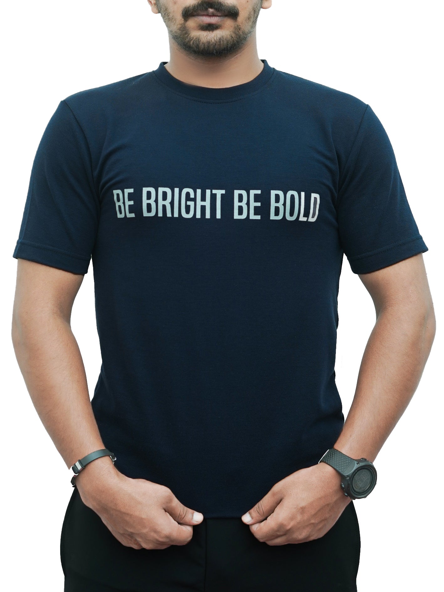 Be Bright Navy Tee