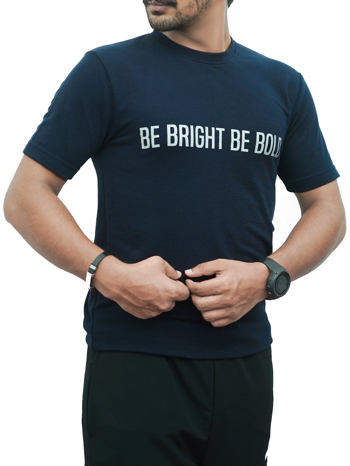 Be Bright Navy Tee