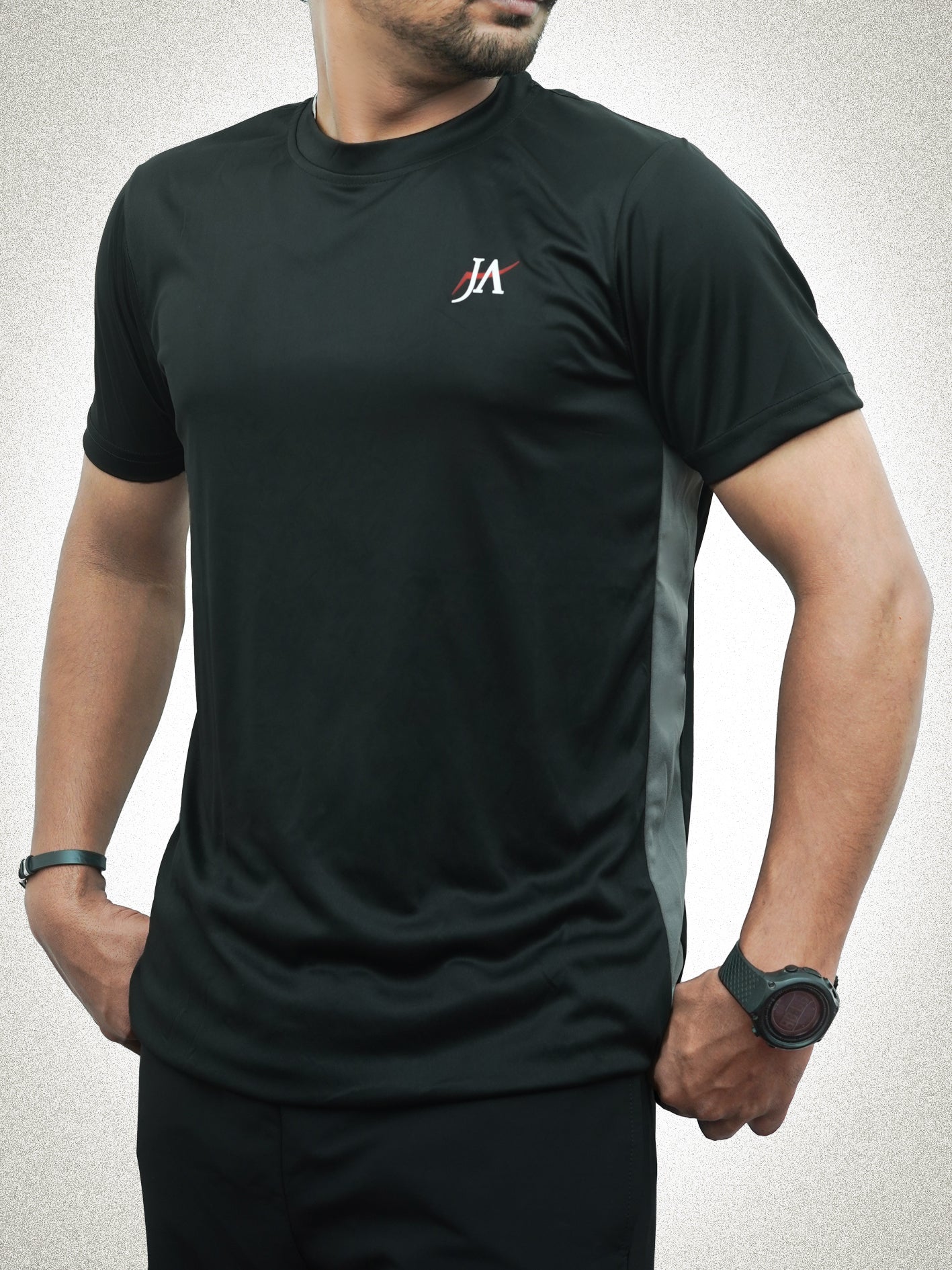 Micro Stretch Quick Dry with Grey Side Panels