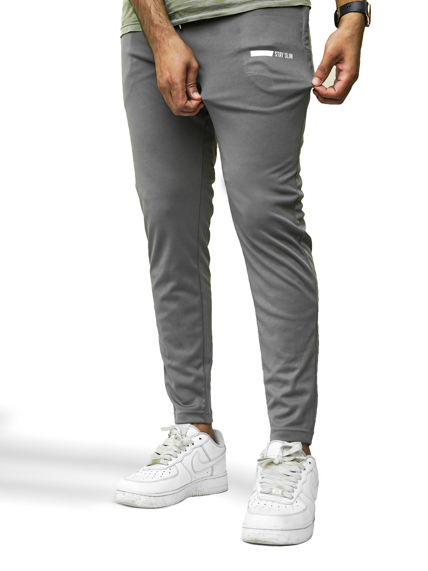 Grey Premium Micro Relaxed Fit Trousers