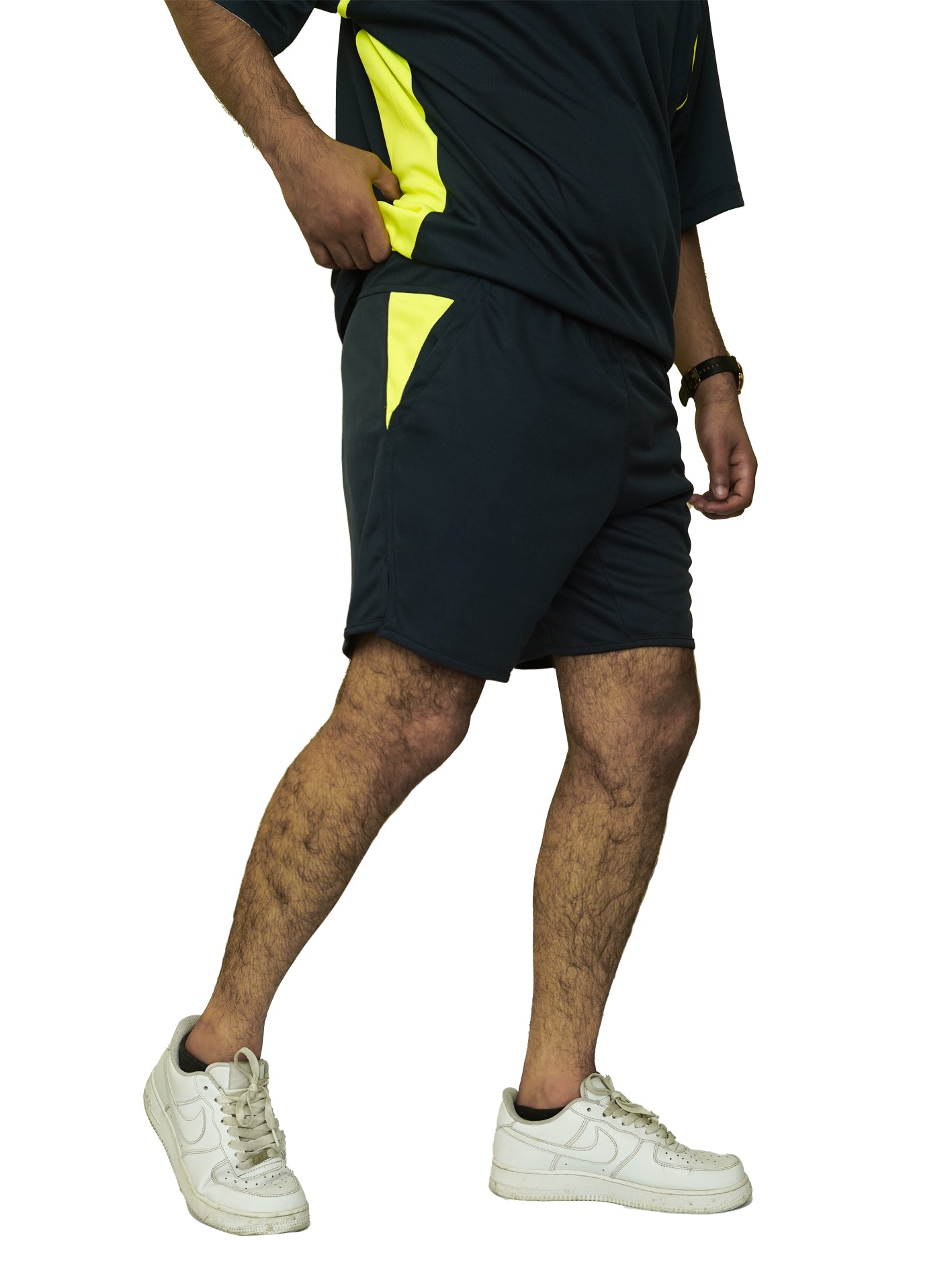 Dry Fit Shirt and Short Track Suit with Side Panels