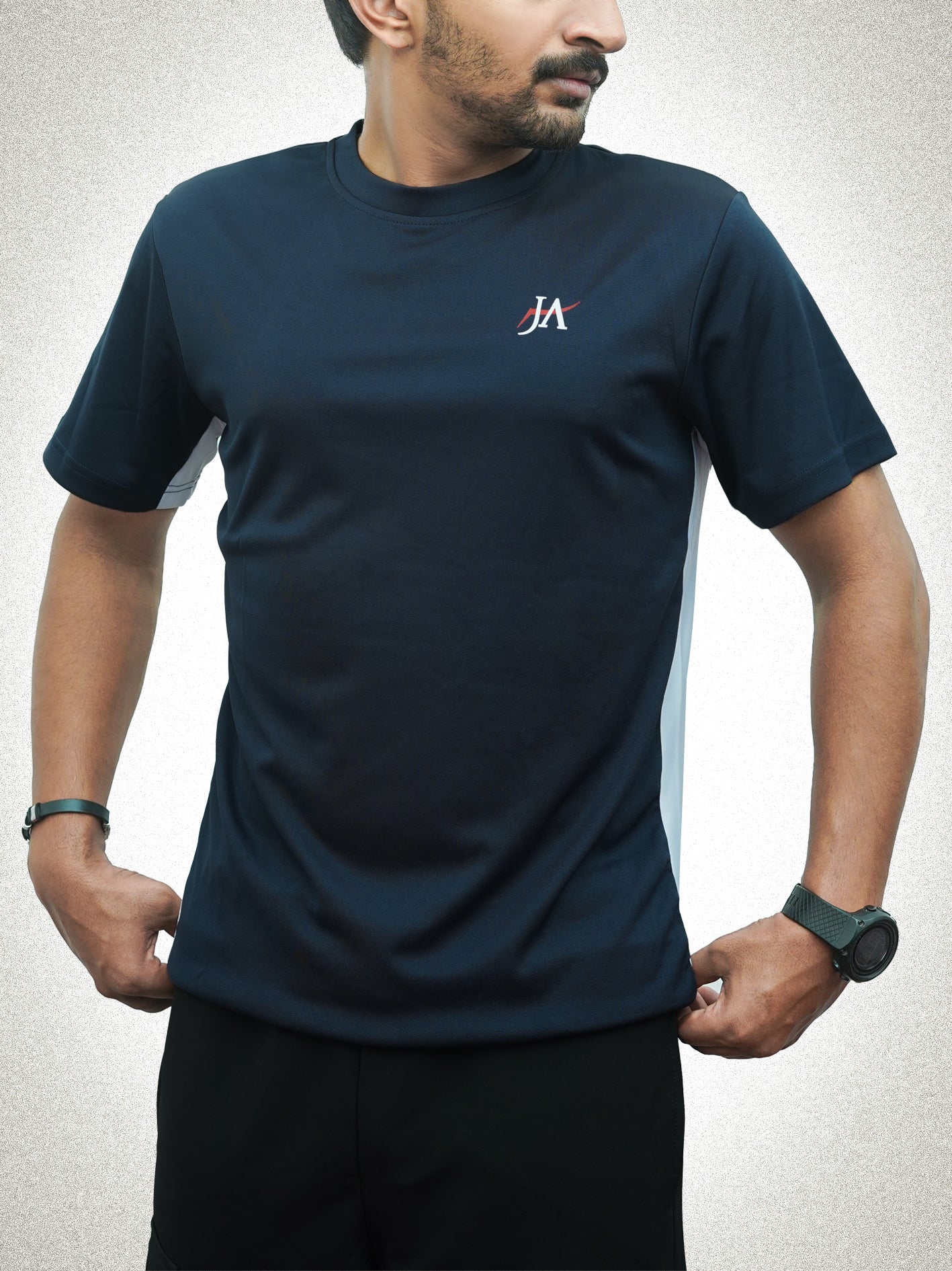 Micro Stretch Quick Dry with White Side Panels