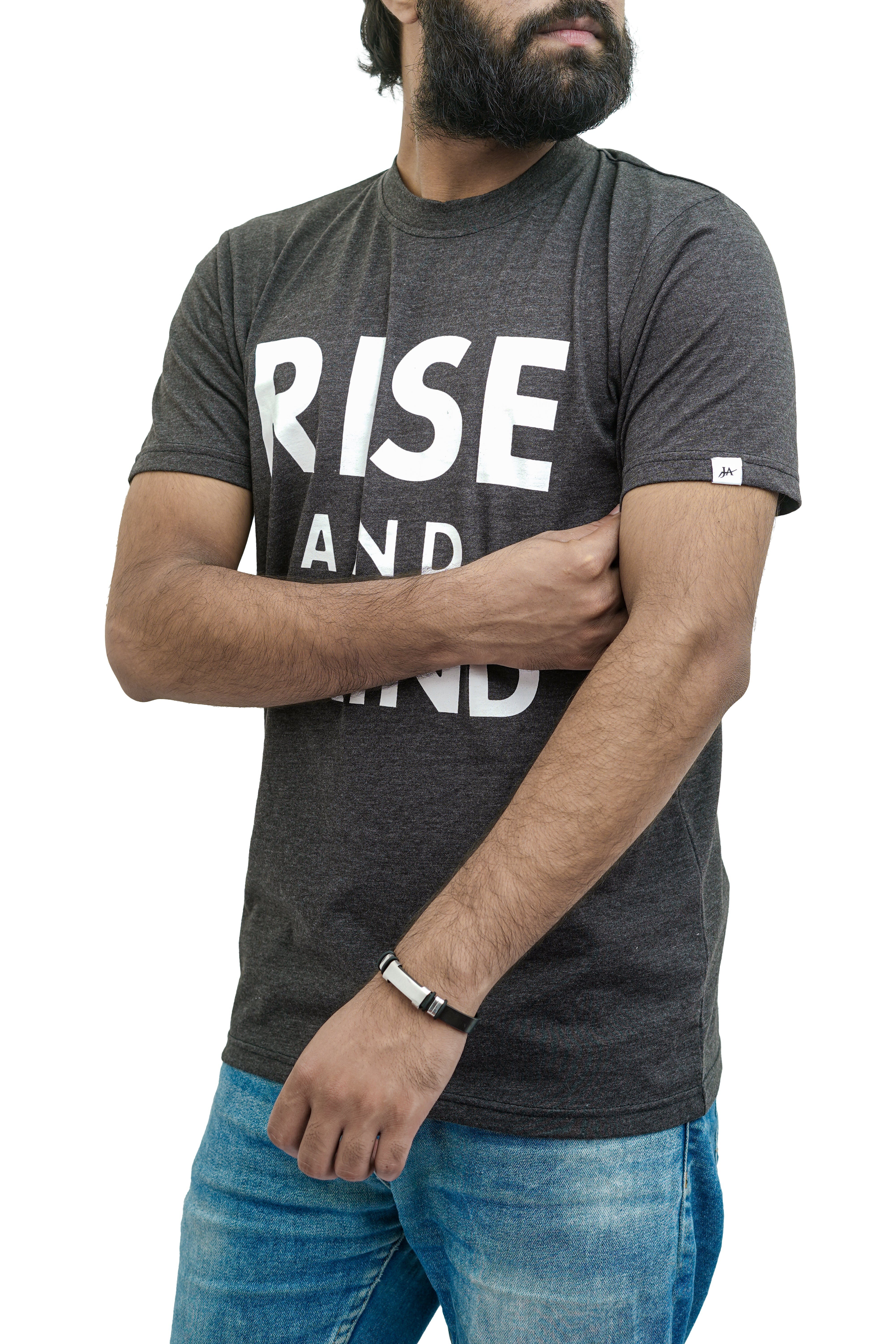 Rise & Grind Grey Tee