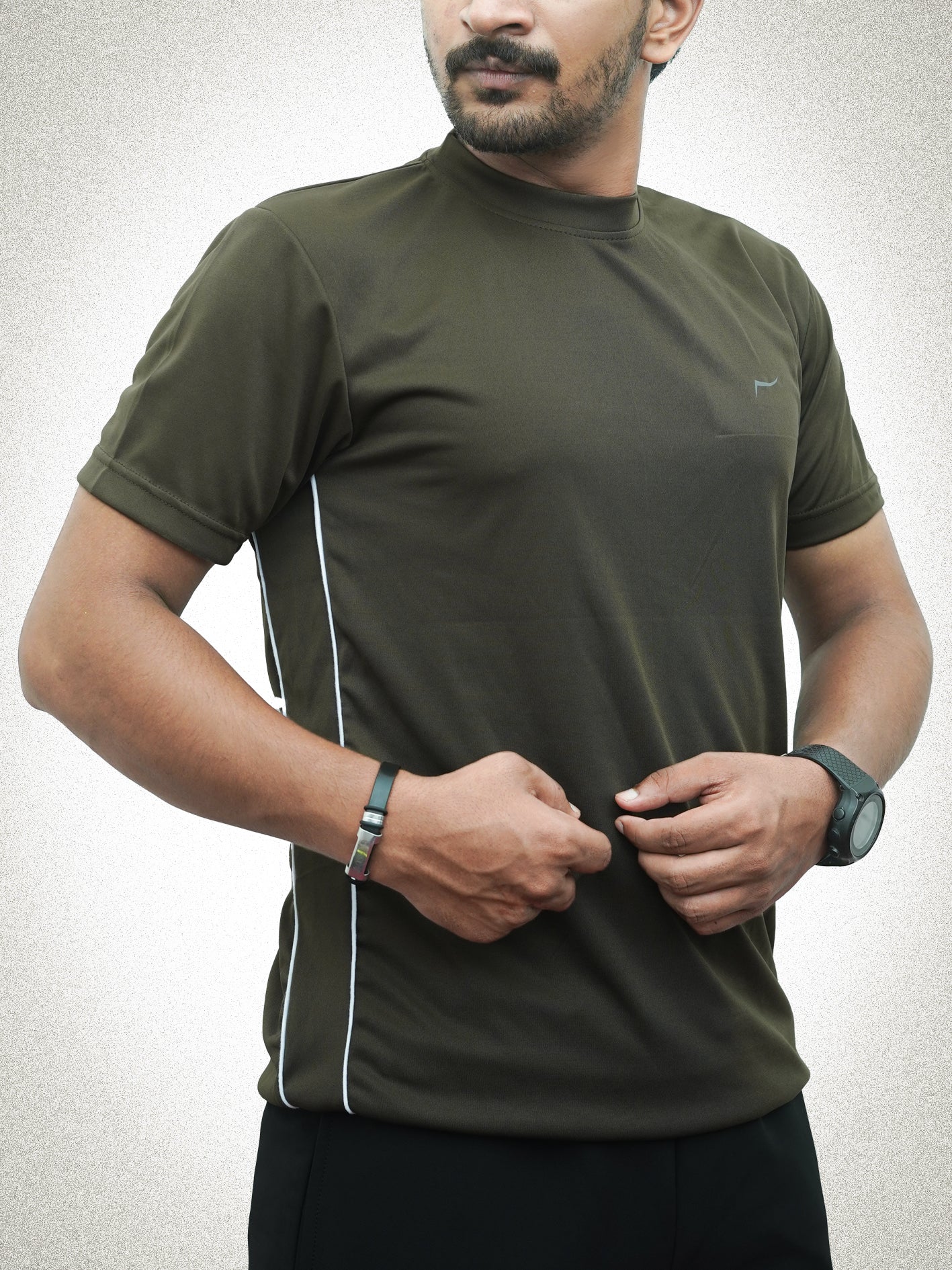 Micro Stretch Quick Dry Piping T-Shirt