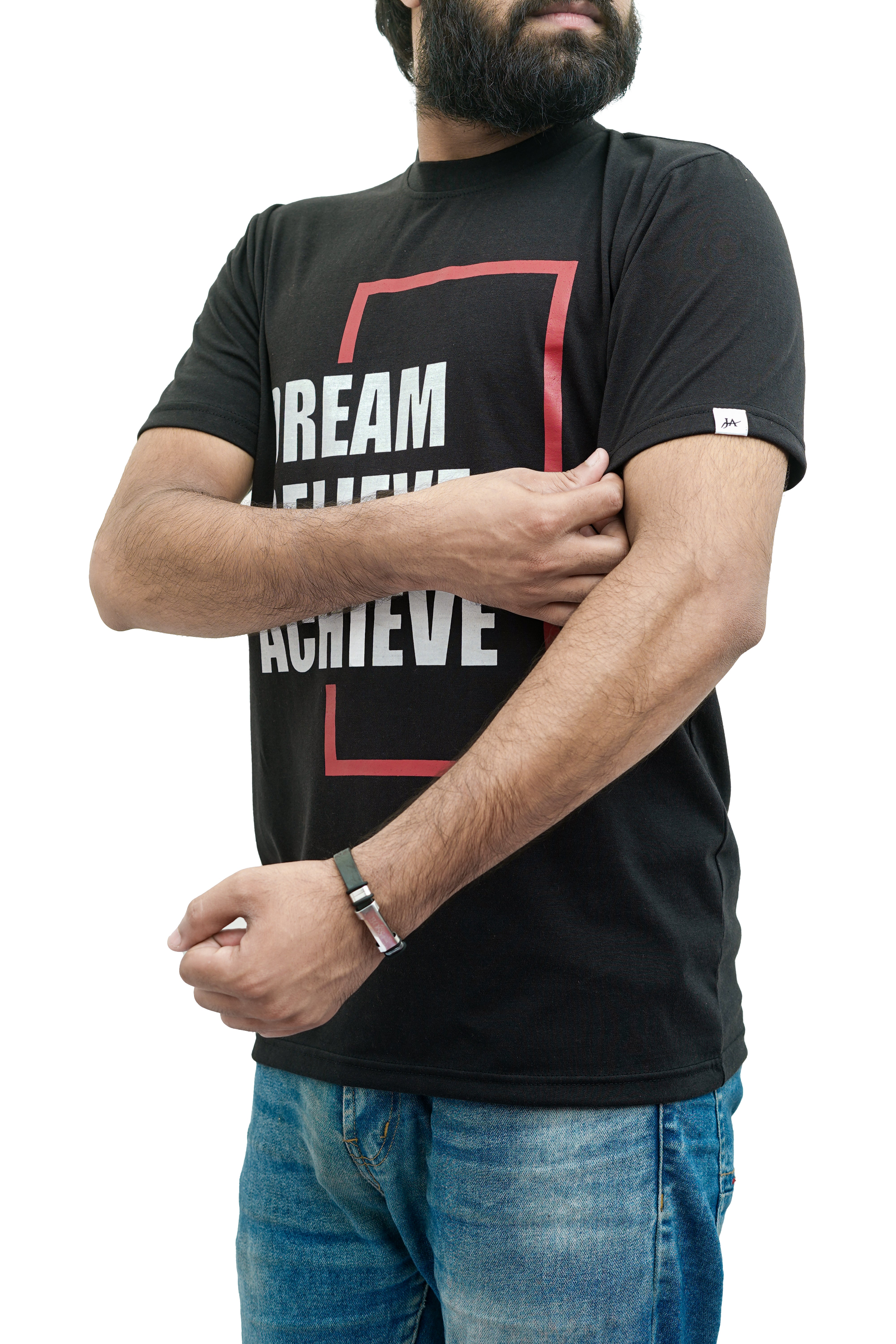 Dream Believe Achieve Black Tee