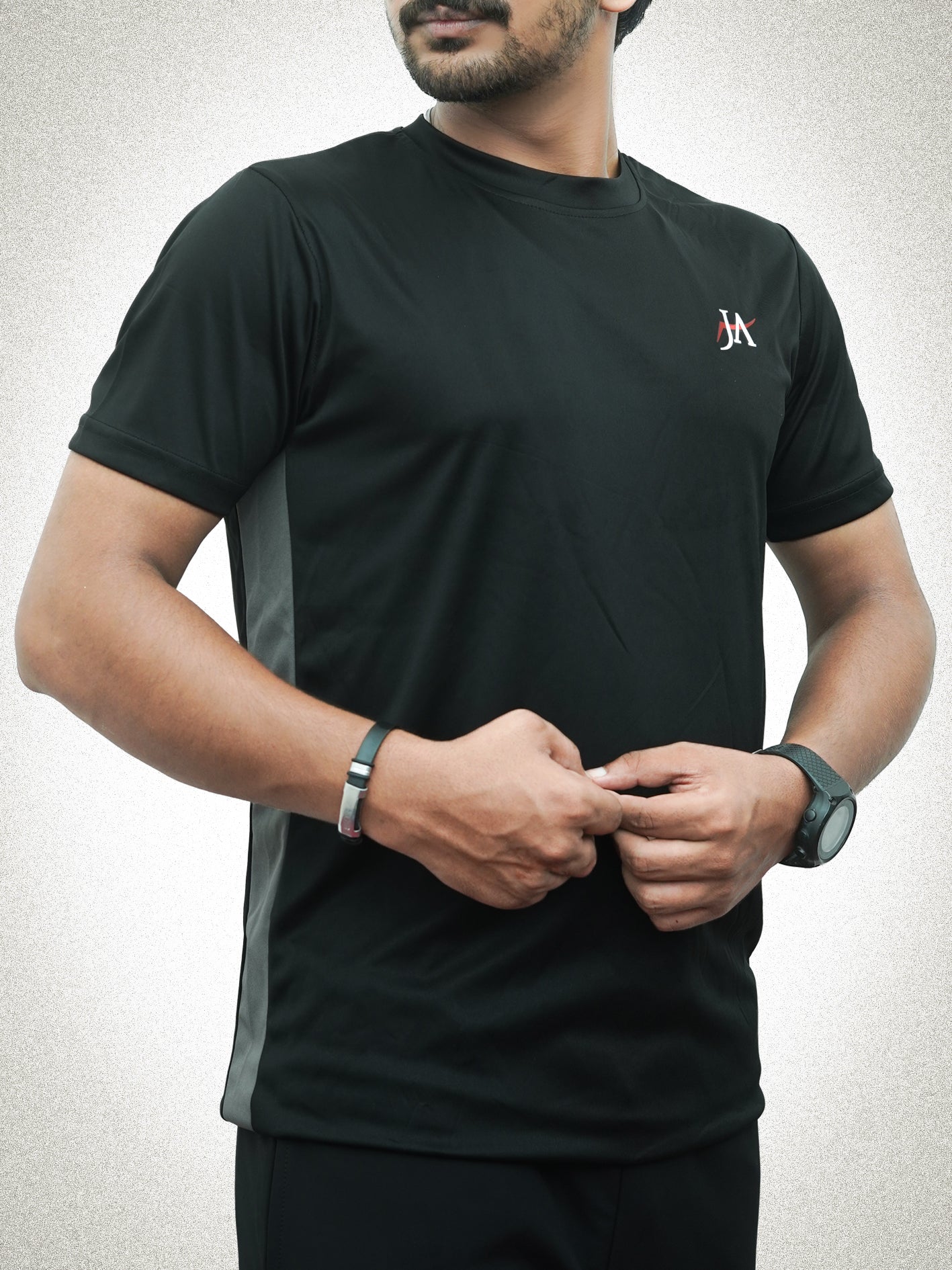 Micro Stretch Quick Dry with Grey Side Panels