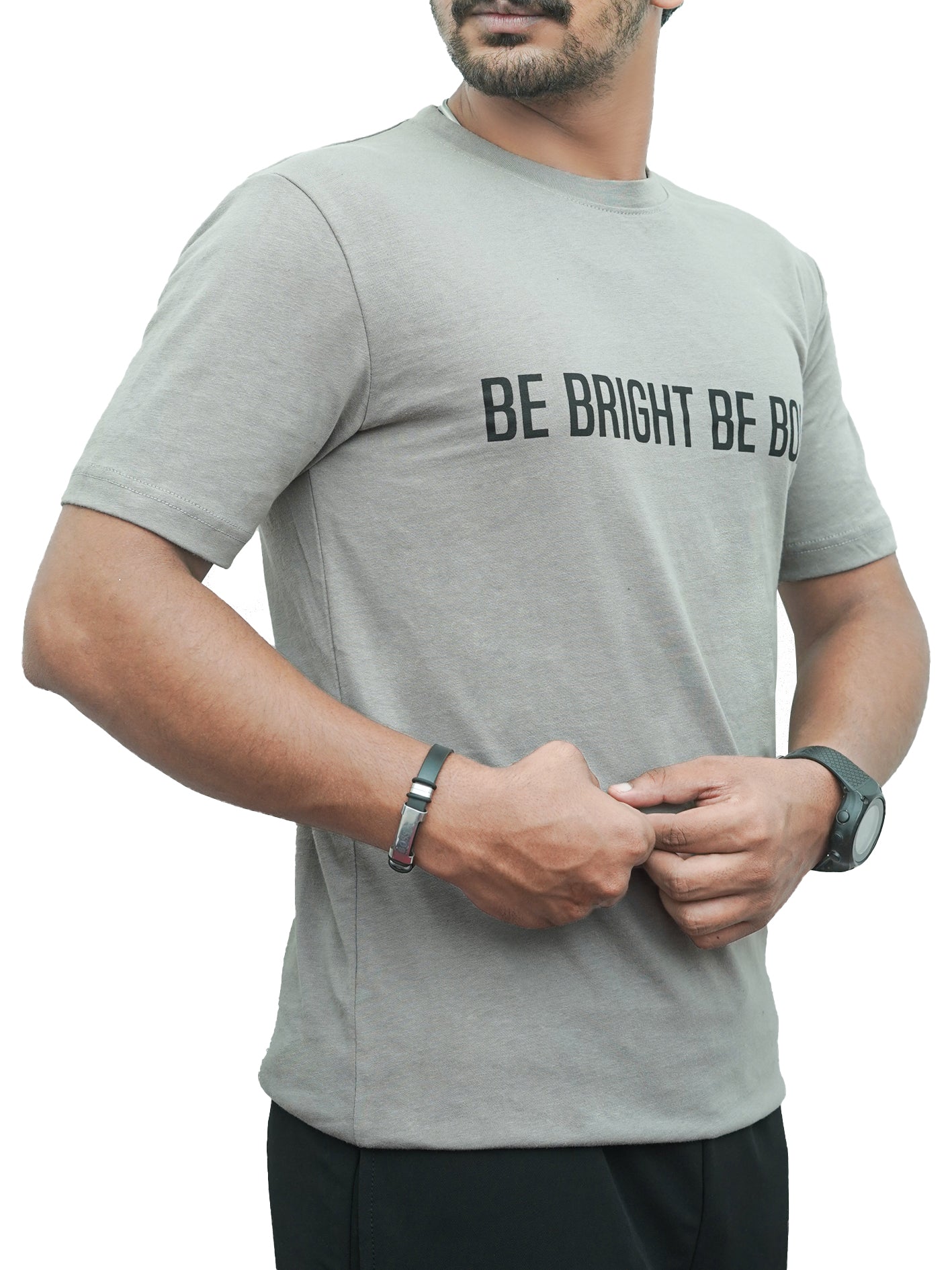 Be Bright Grey Tee