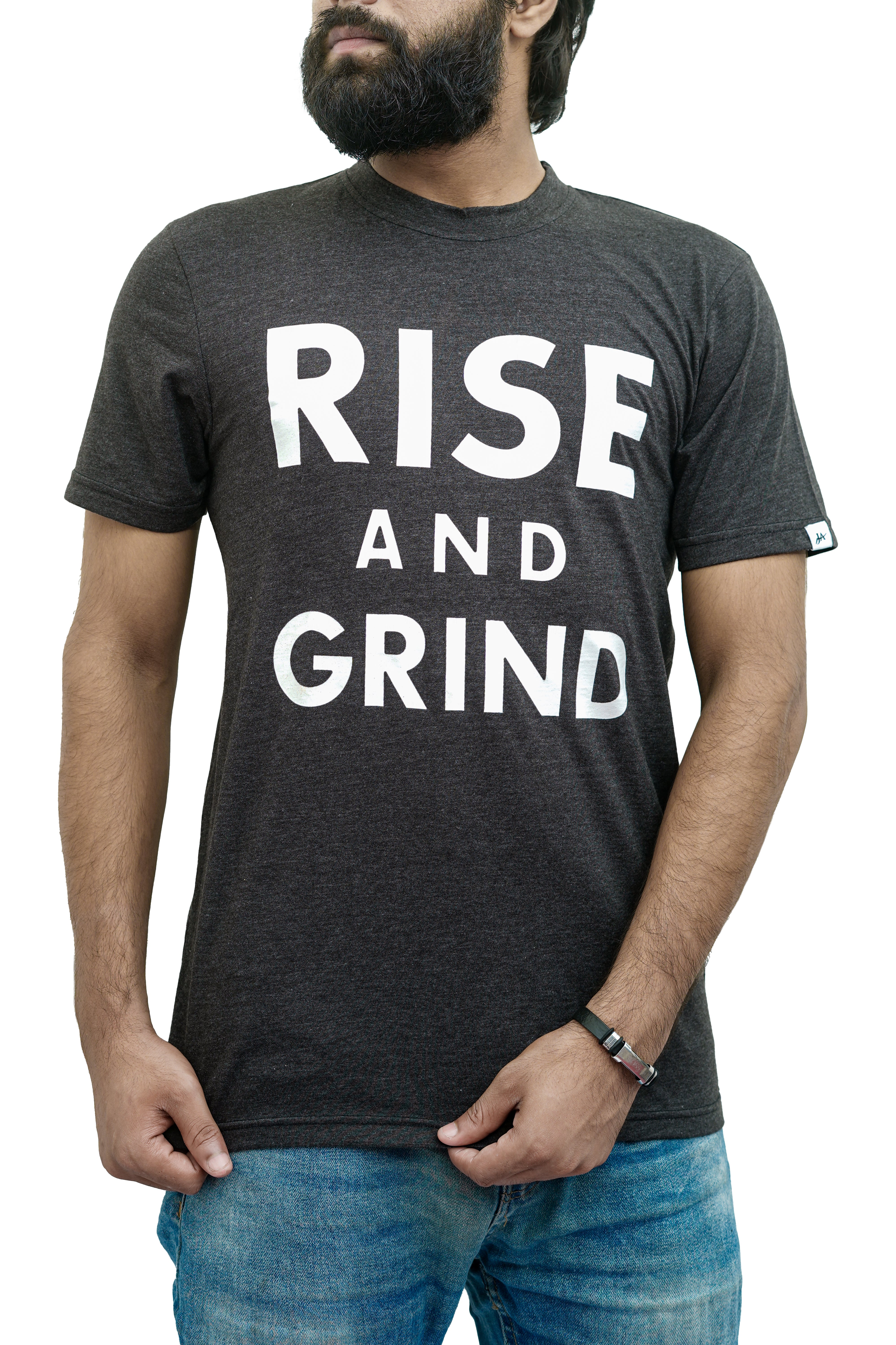 Rise & Grind Grey Tee