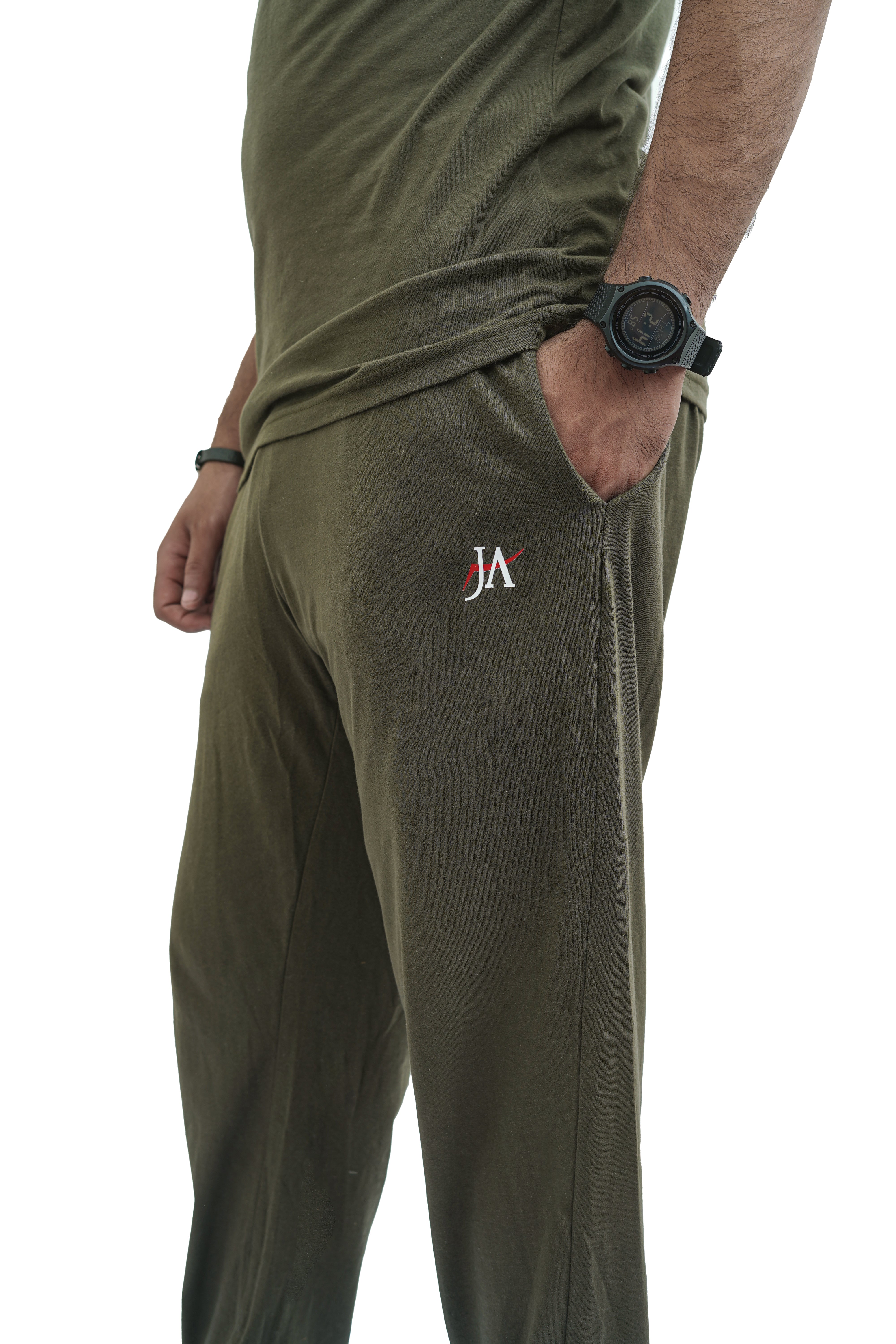 Elite Comfort-100% Cotton Olive Drab Tracksuit