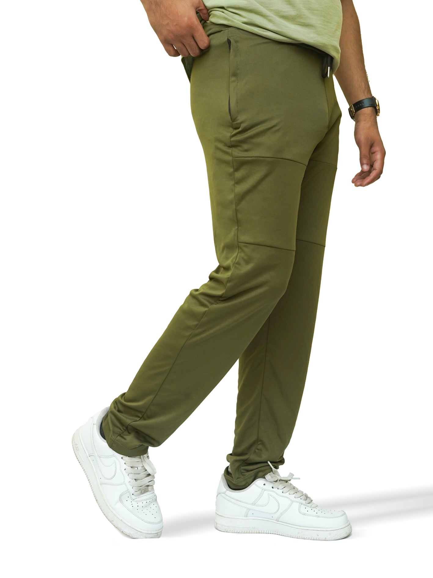 Olive Premium Micro Relaxed Fit Trouser