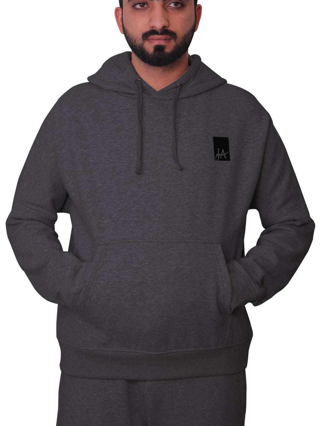 Baggy Hoodie & Cargo Trouser Tracksuit – Charcoal