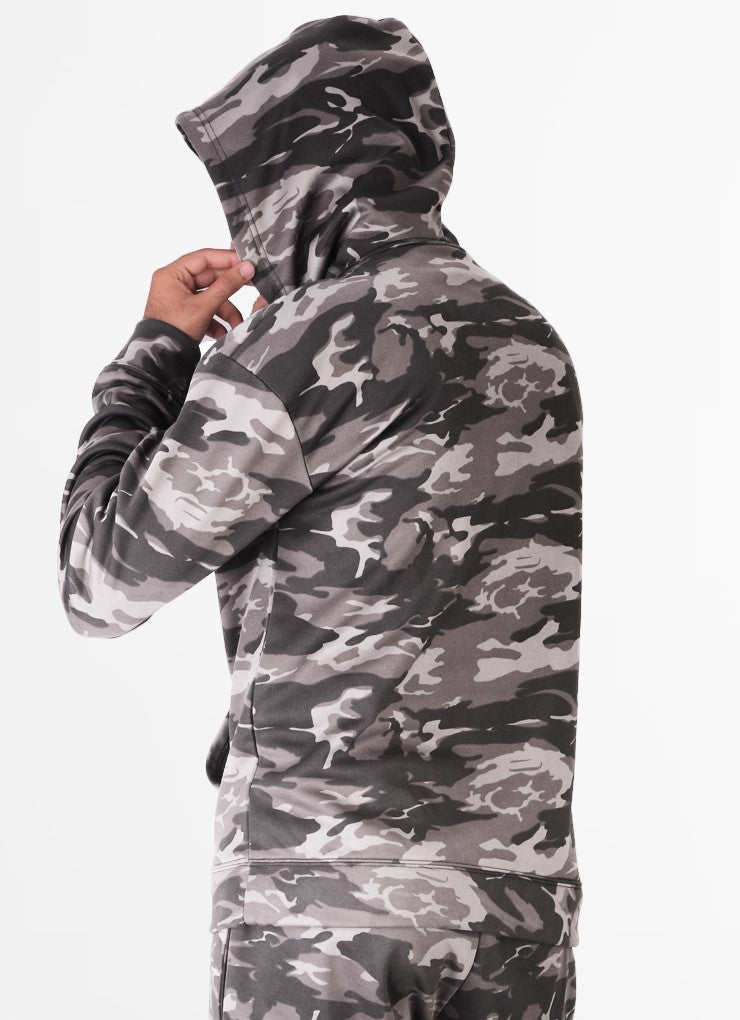 Full Camo Fleece Hoodie
