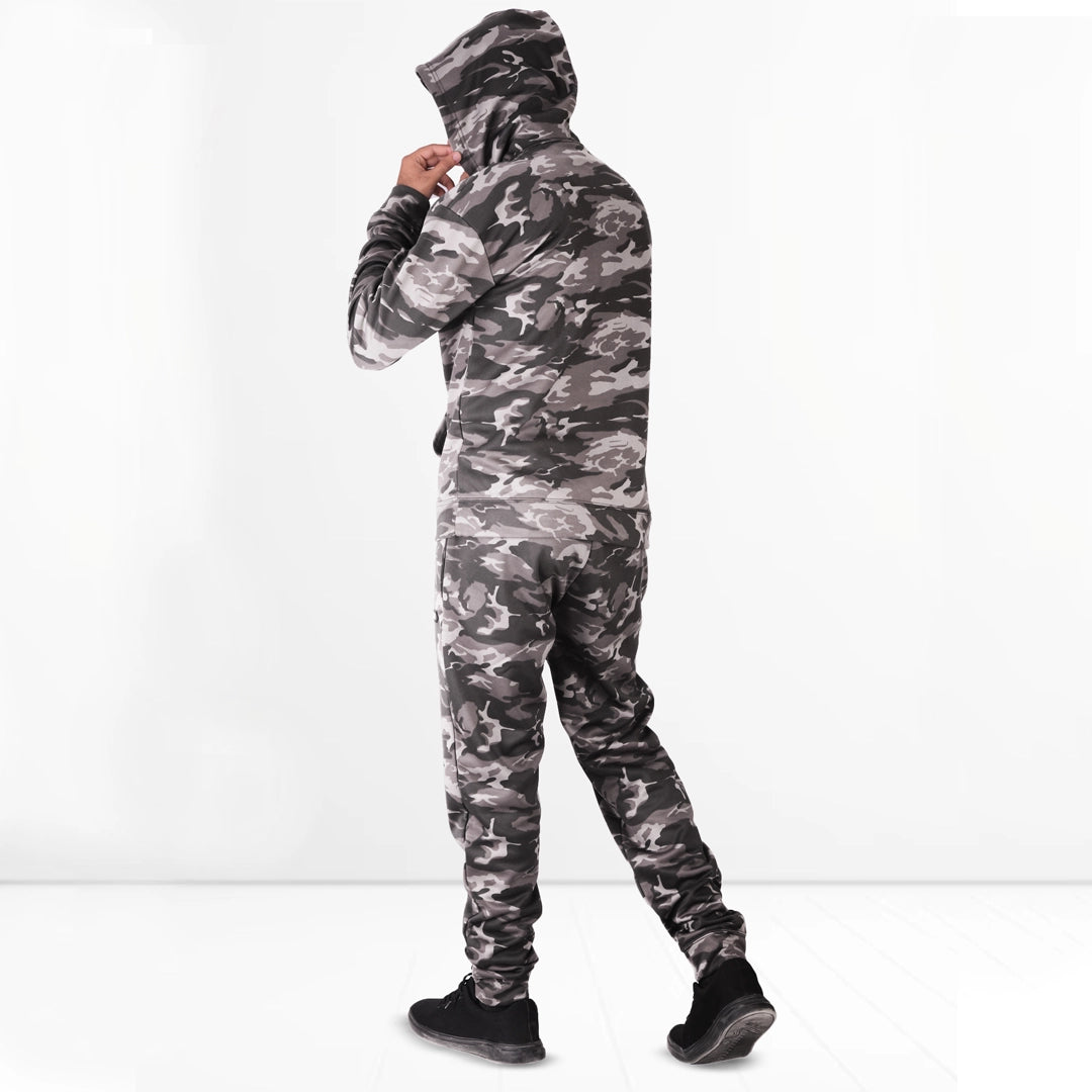 Camo Fleece Tracksuit – Hoodie & Trouser Set