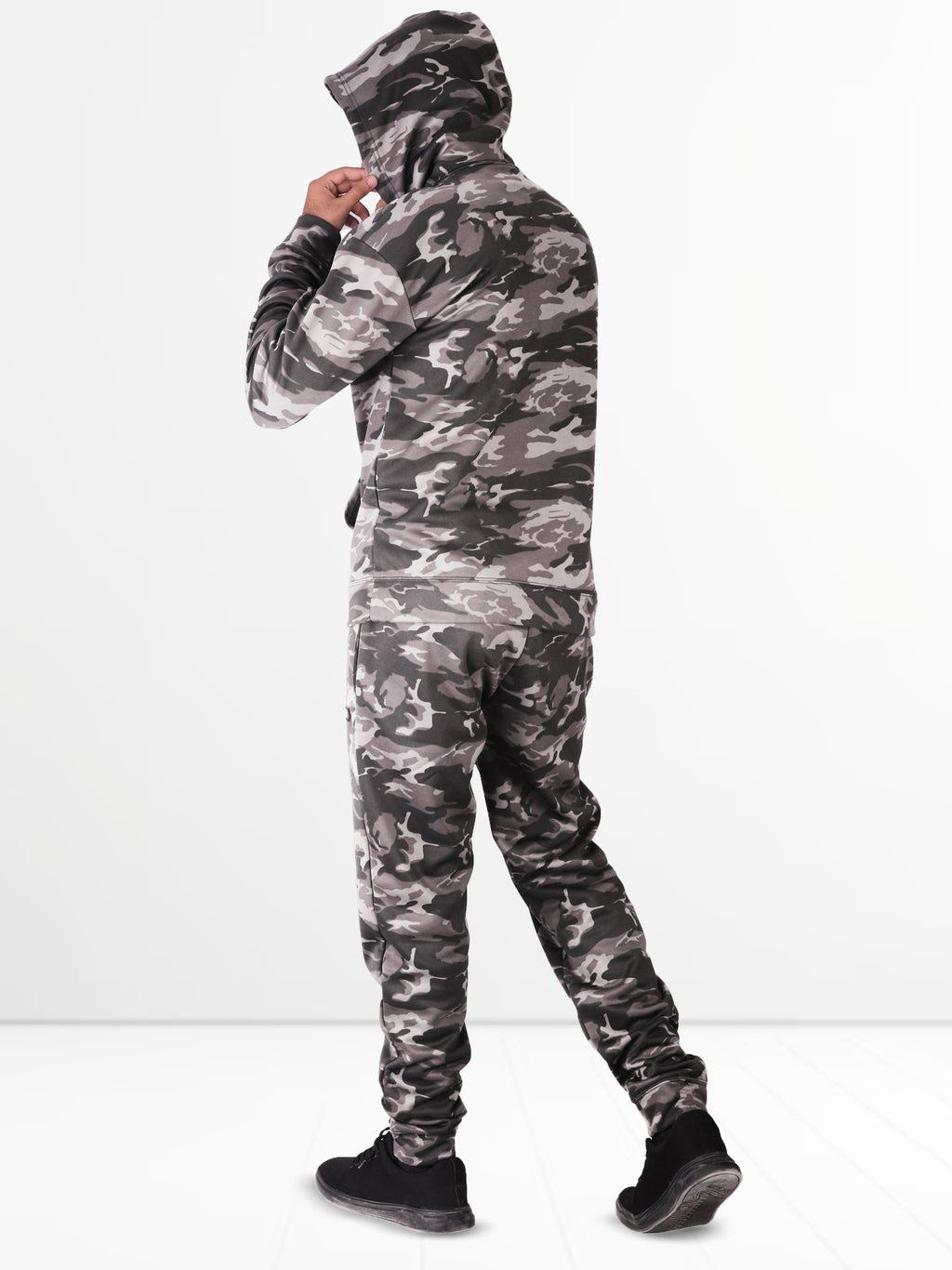 Camo Fleece Tracksuit – Hoodie & Trouser Set