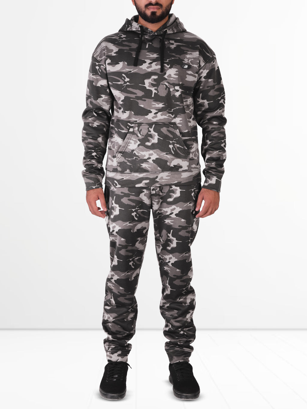 Camo Fleece Tracksuit – Hoodie & Trouser Set