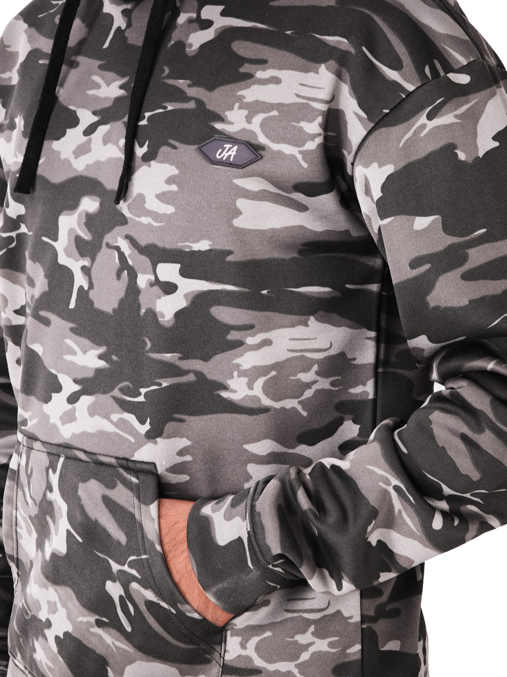 Camo Fleece Tracksuit – Hoodie & Trouser Set