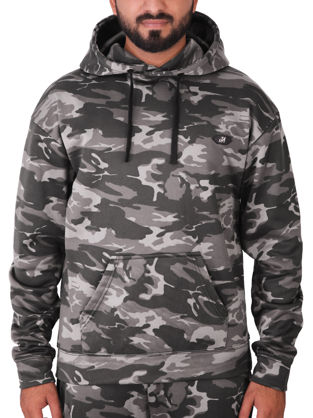 Camo Fleece Tracksuit – Hoodie & Trouser Set