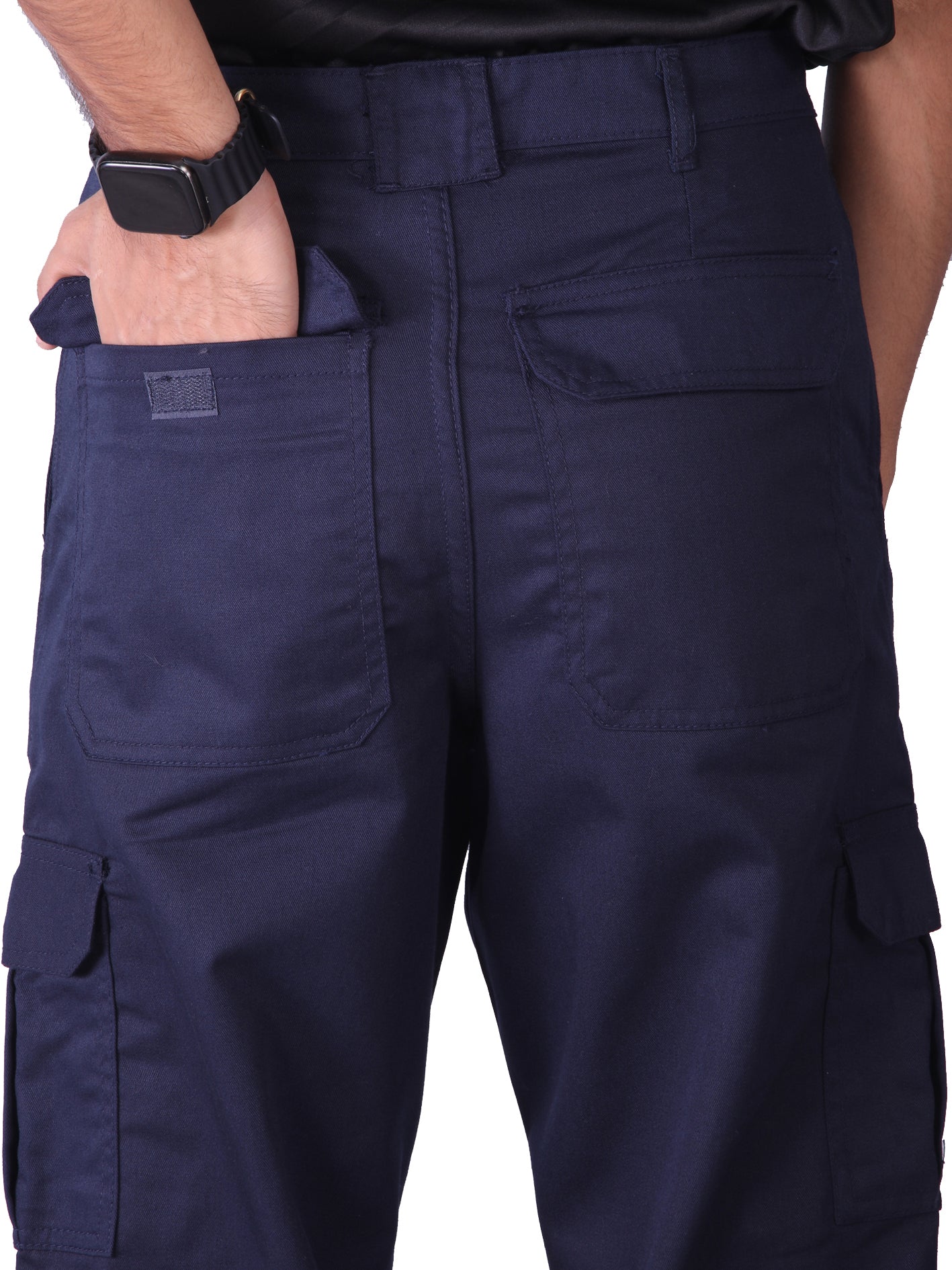 Six Pockets Cargo Trouser - Navy