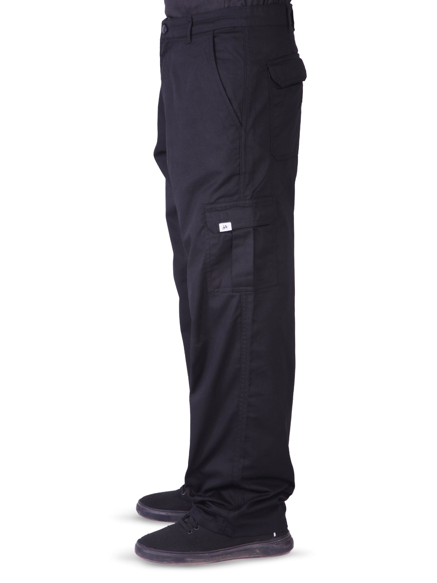 Six Pockets Cargo Trouser - Black