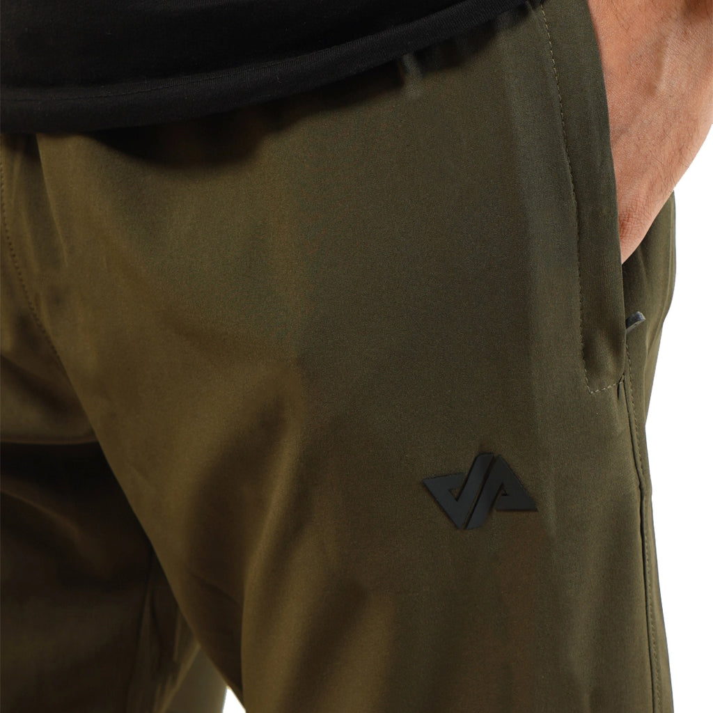 Olive Premium Micro Straight Fit Pants