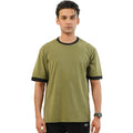 Olive Oversize Ringer T-Shirt