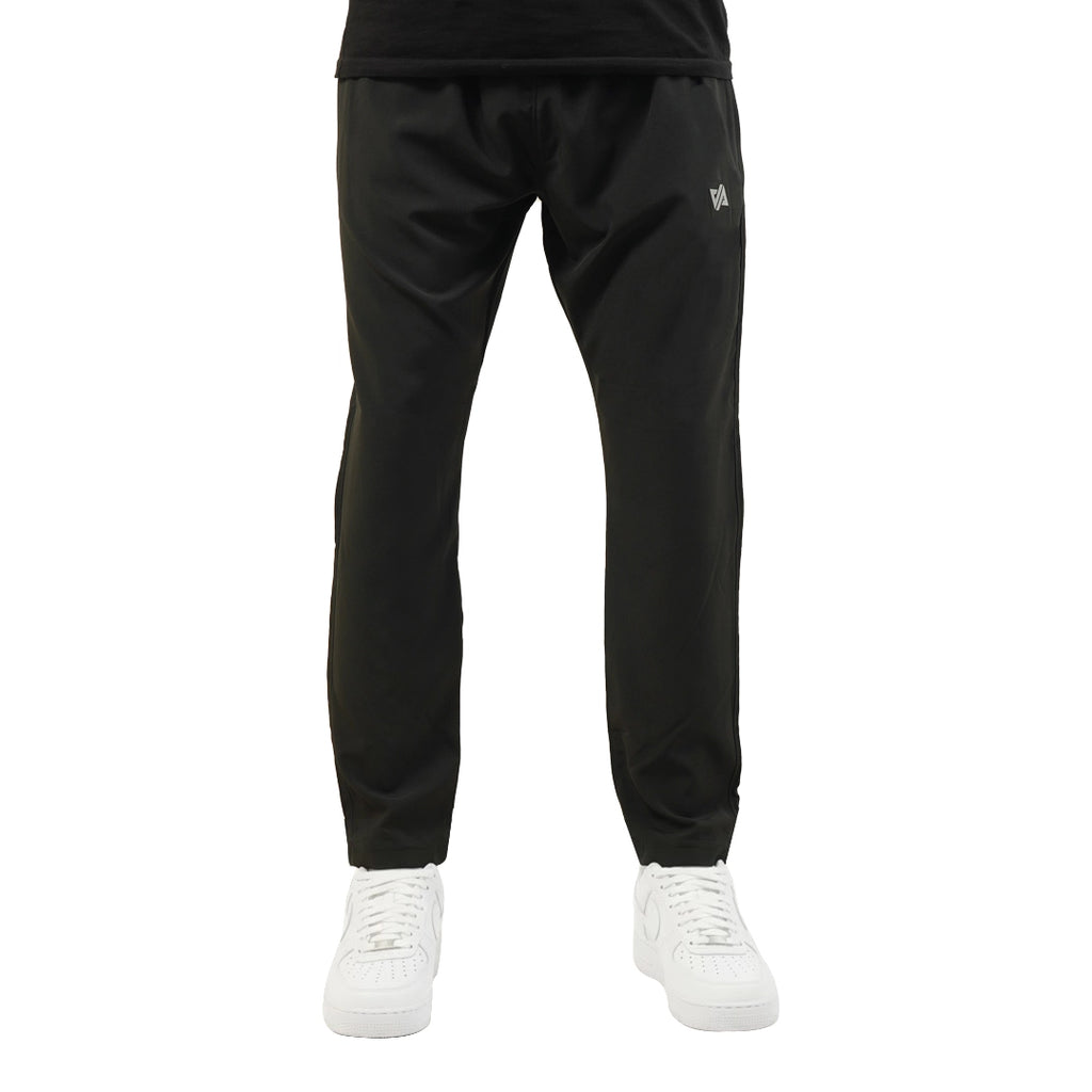 Black Premium Micro Straight Fit Pants