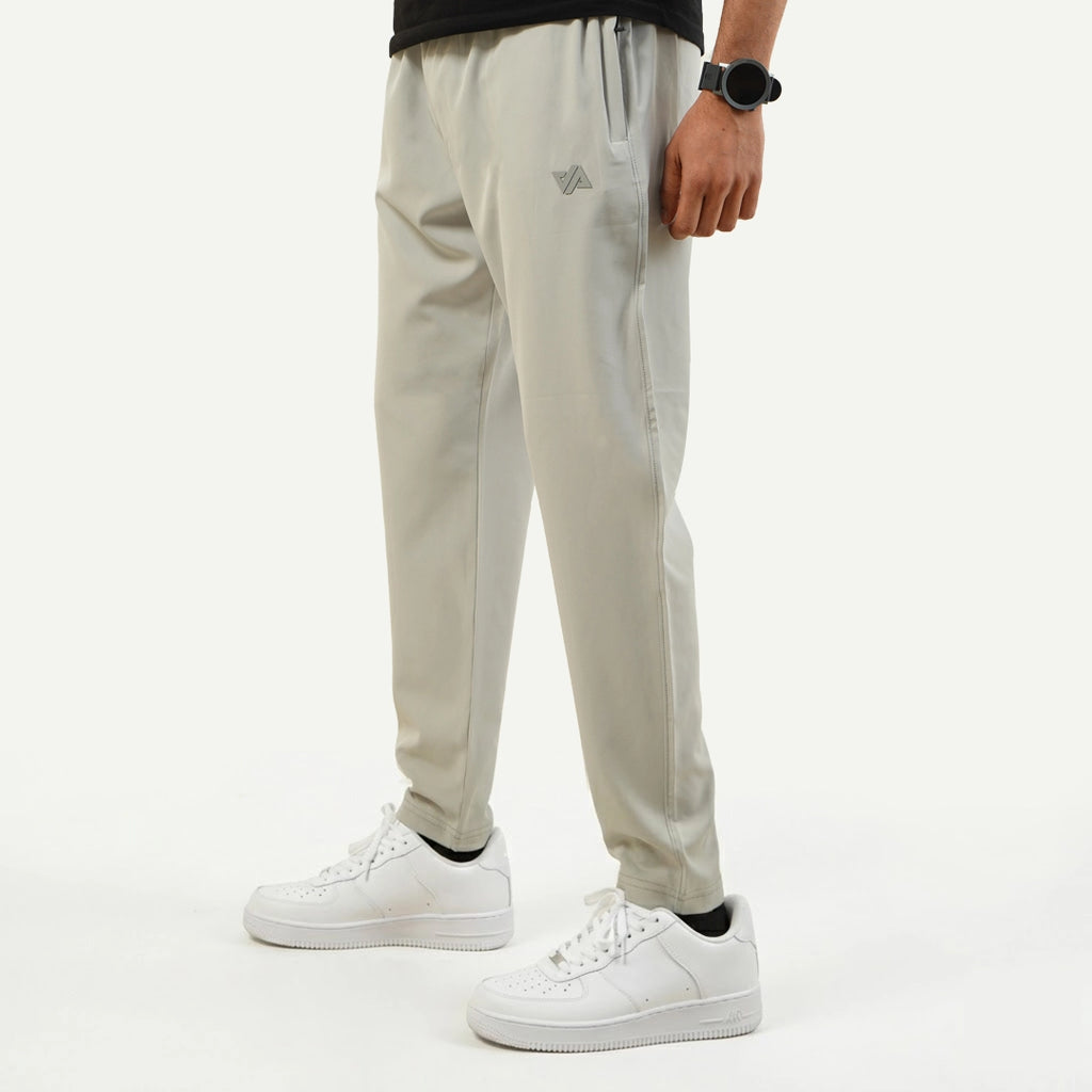 Silver Gray Premium Micro Straight Fit Pants
