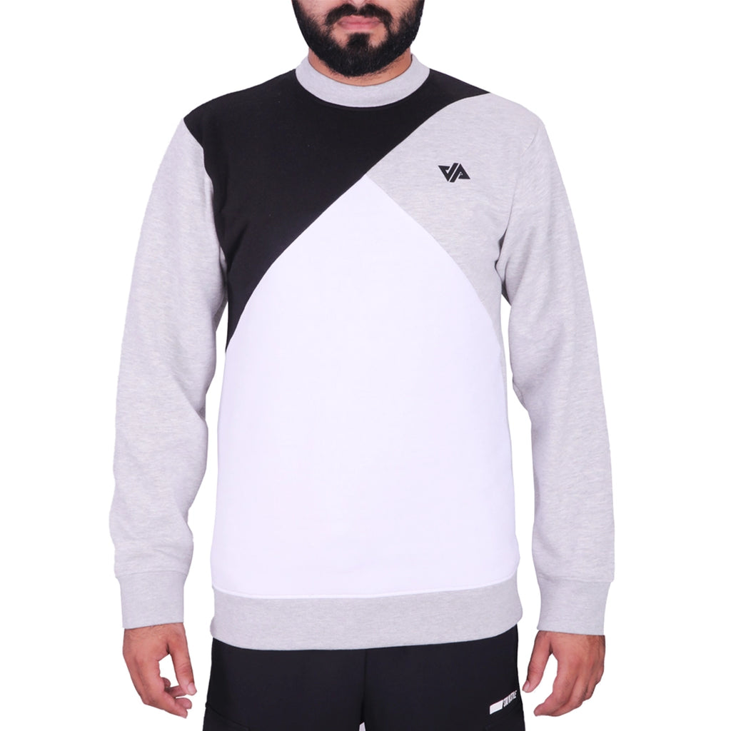 Triple Colo block Sweatshirt