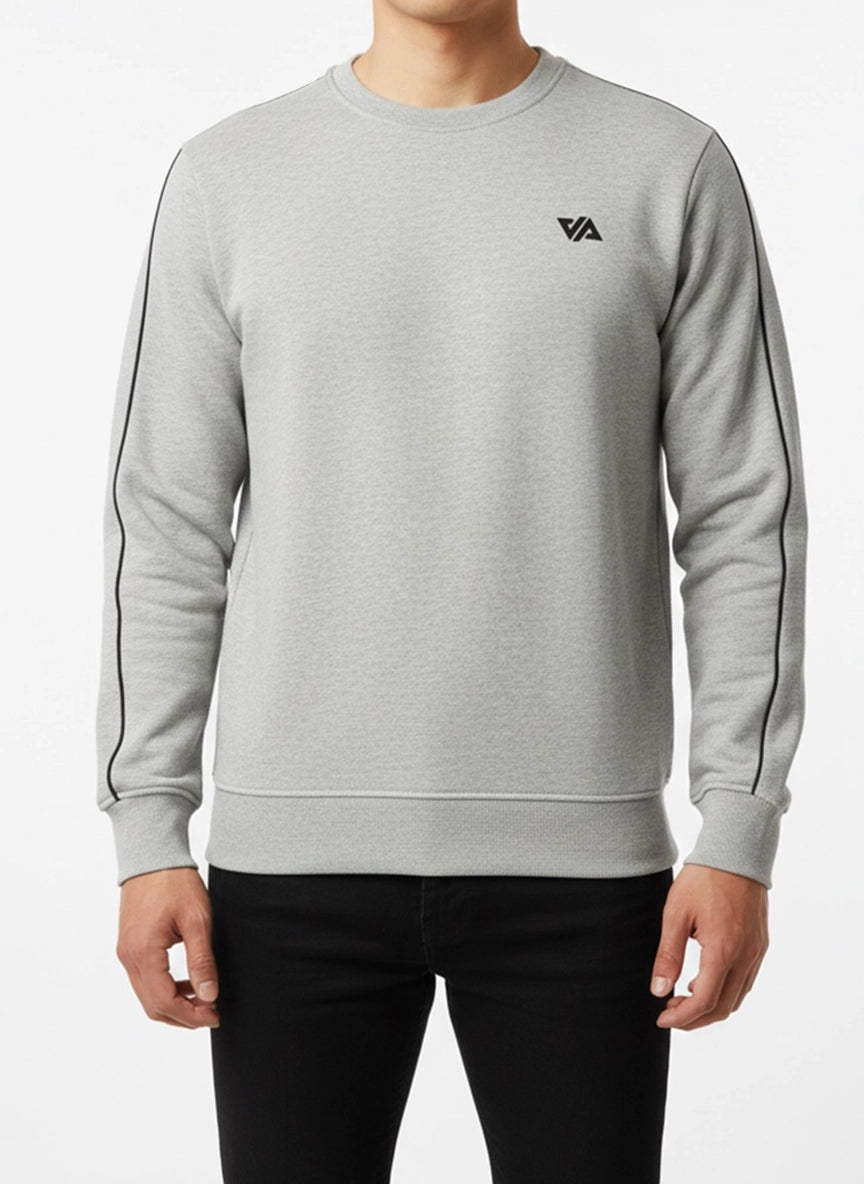 Made in Pakistan HTR Grey Graphic Sweatshirt