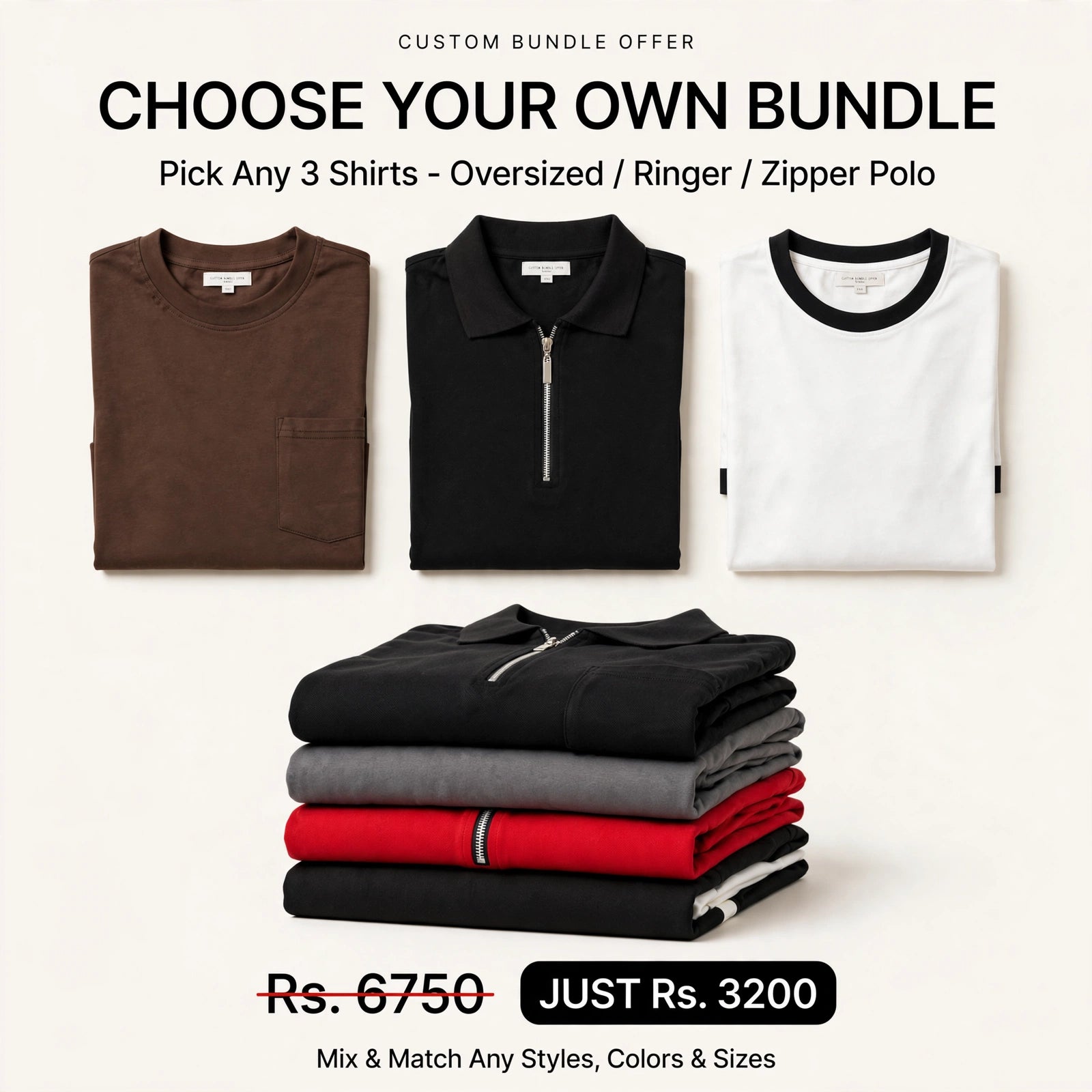 T-shirts Bundle's