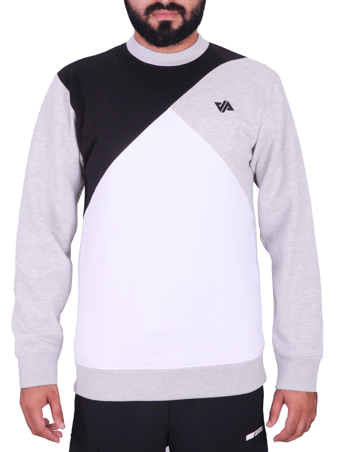 Triple Colo block Sweatshirt
