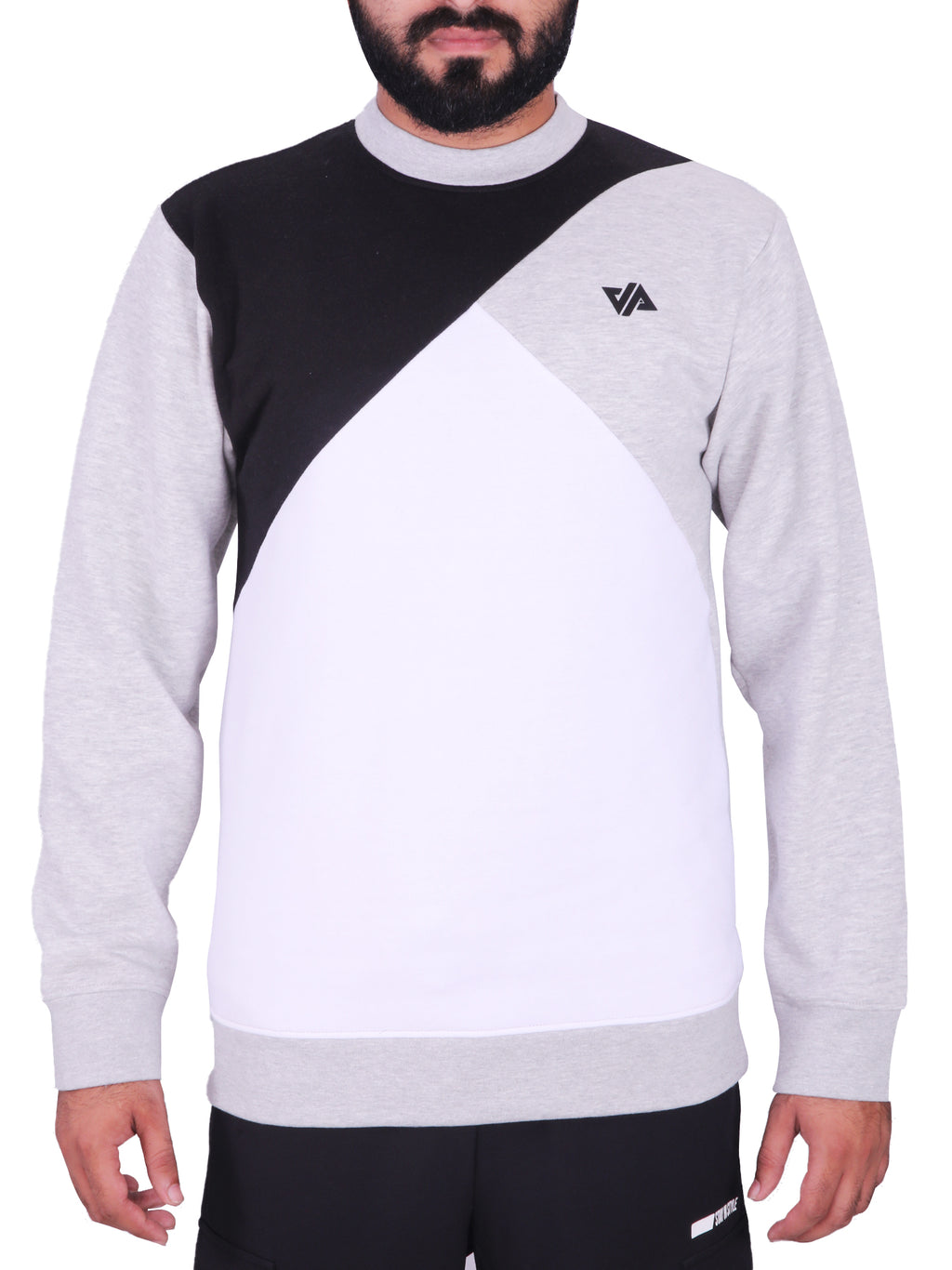 Triple Colo block Sweatshirt