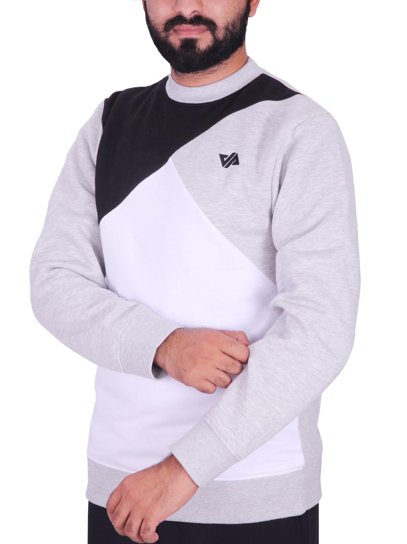 Triple Colo block Sweatshirt