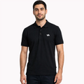 Black Button Polo