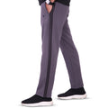 Cotton Fleece Trouser with Side Stripes - Grey