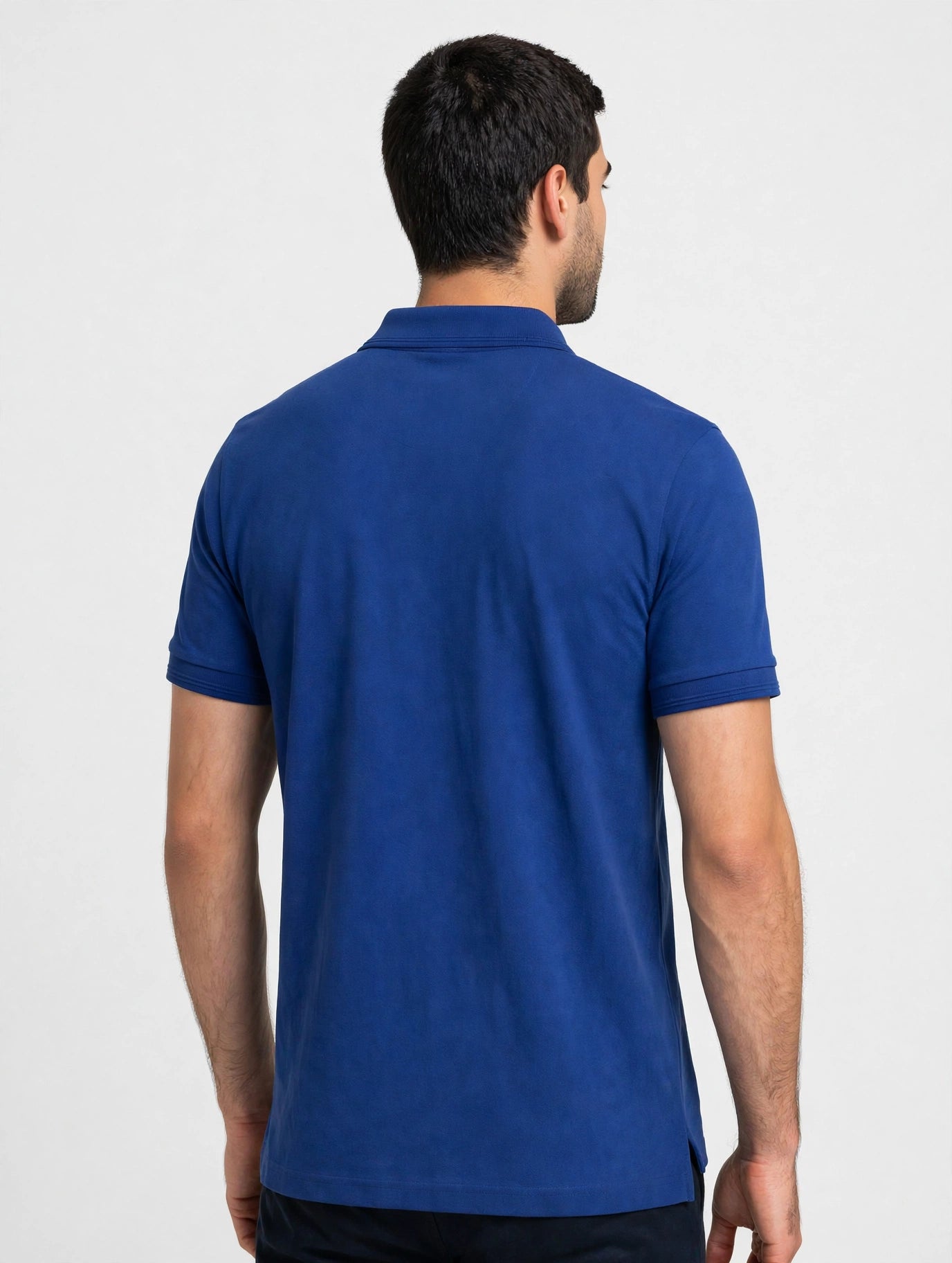 Royal Blue Button Polo