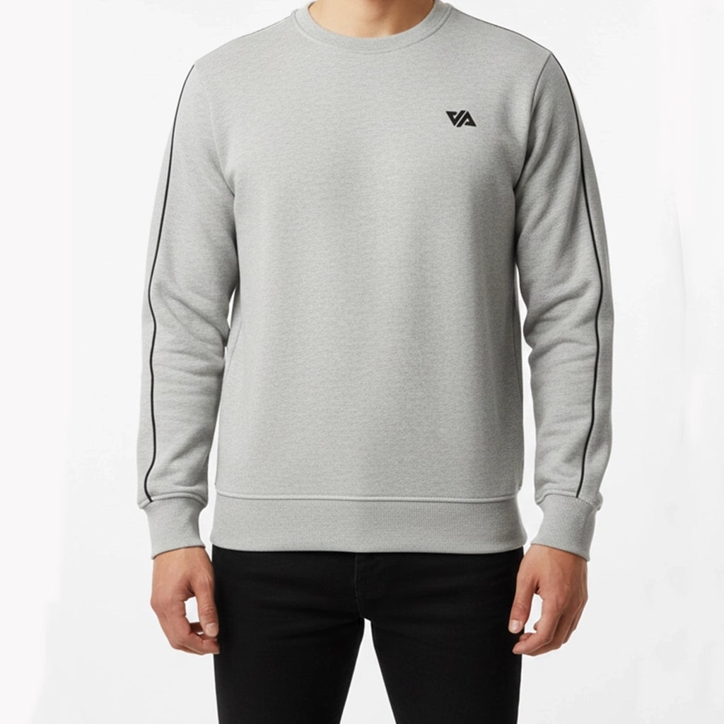 Made in Pakistan HTR Grey Graphic Sweatshirt