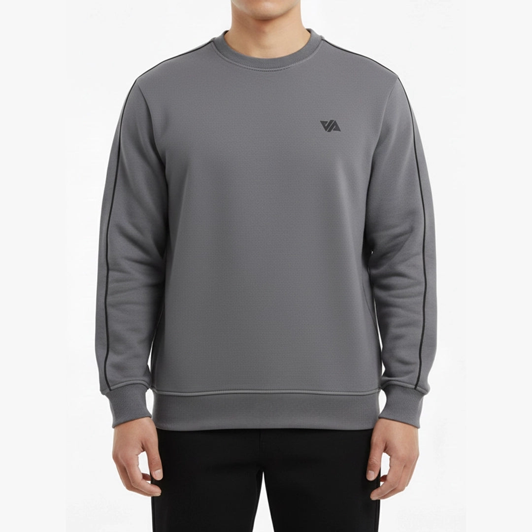 Made in Pakistan Grey Graphic Sweatshirt
